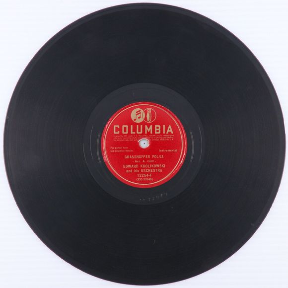 Edward Krolikowski - Farewell / Grasshopper Polka 1944 10" 78 rpm Record 12254-F - Picture 4 of 16